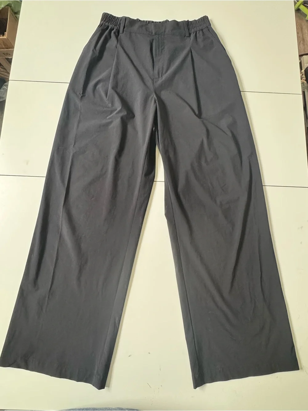 ALO High Waist Pursuit Trouser (Regular) Black